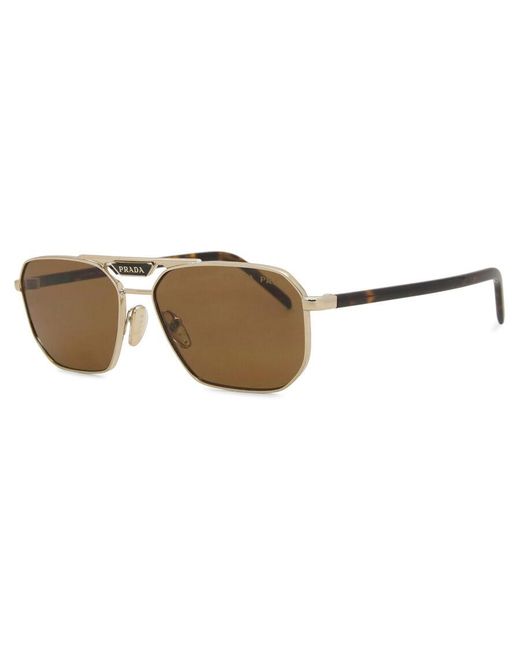 Prada Black Pr 58Ys Polarized Zvn5Y1 for men