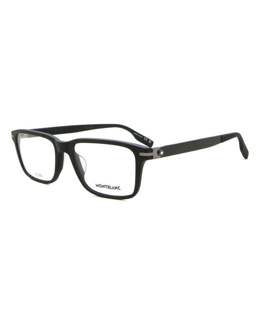 Montblanc Black Mb0252O Asian Fit 001 for men