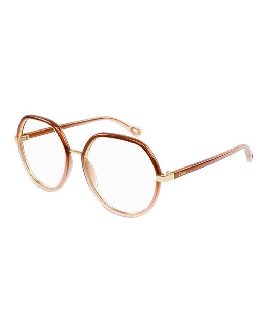 Chloé Black Ch0131O 008 Optical Frames Bio-Injected Transparent Pilot