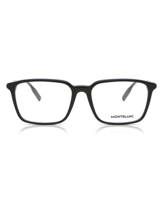 Montblanc Black Mb0293Oa Asian Fit 001 for men