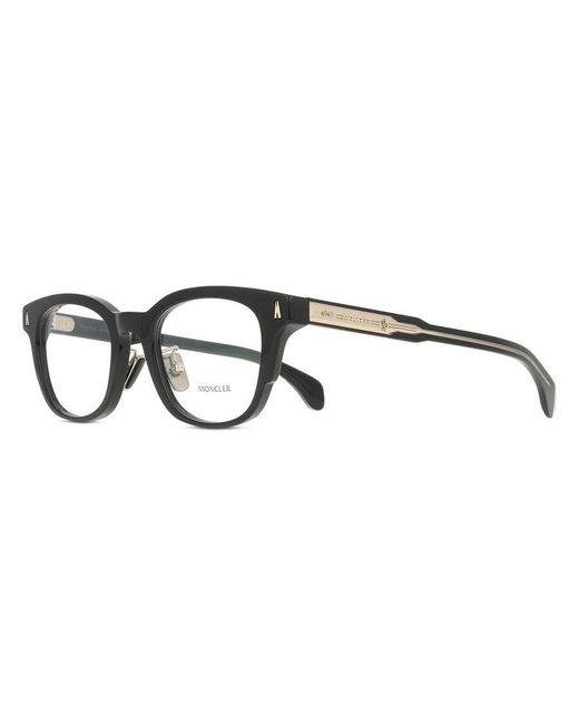 Moncler Black Me2011D 3001 Optical Frames Acetate Transparent Pantos Normal