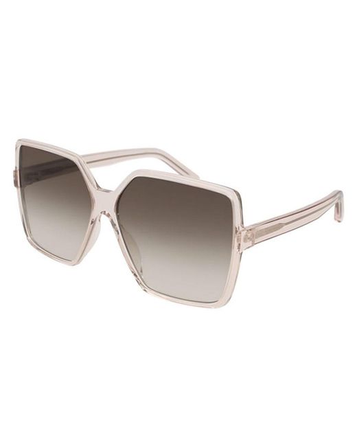 ysl clear sunglasses
