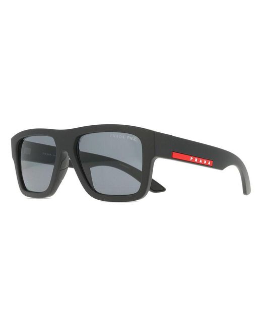 Prada Linea Rossa Black Ps04Zs Polarized Dg002G for men