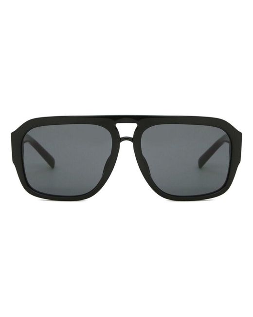 Dolce & Gabbana Black Dg4403F Asian Fit 501/87 for men