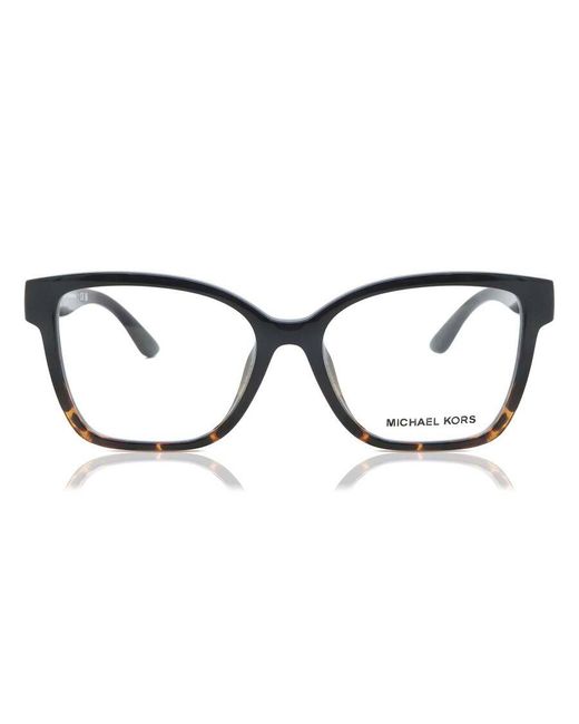 Michael Kors Black Karlie I 51mm Square Optical Glasses