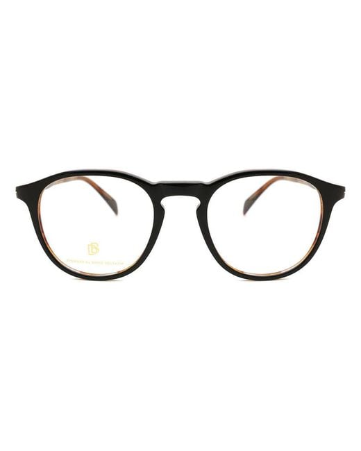 David Beckham Black Db 1018/C With Clip-On 05K/Sp for men