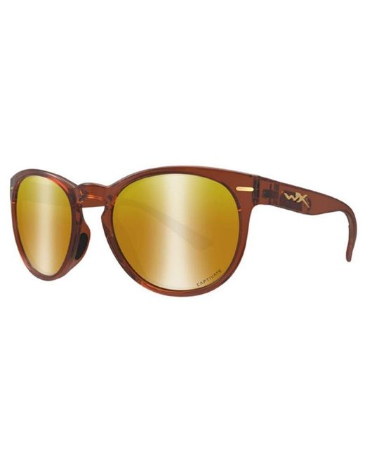 Wiley X Black Covert Captivate Polarized Ac6Cvt04