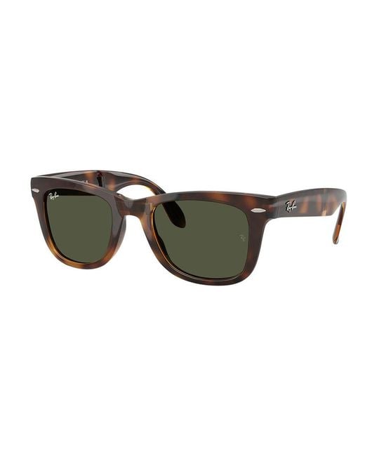 Ray-Ban Black Ray-Ban Rb4105 Folding Wayfarer 710/31 for men