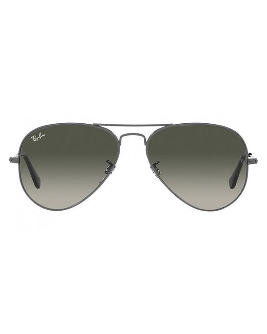 Ray-Ban Green Ray-Ban Rb3025 Aviator Large Metal Asian Fit 004/71