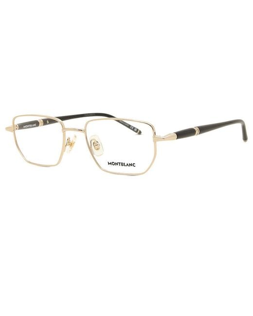 Montblanc Black Mb0347O Asian Fit 001 for men