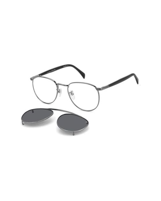 David Beckham Black Db 1144/Cs With Clip-On Kj1/M9 for men