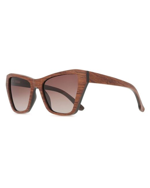 SmartBuy Collection Brown Oh My Woodness! Timber Twist Polarized Ws610-A08-05