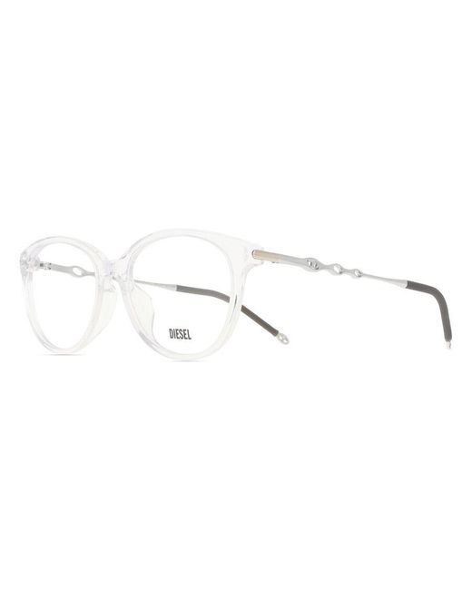 DIESEL Black Dl4007 2005 Optical Frames Acetate Round Normal