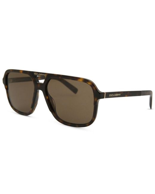 Dolce & Gabbana Black Dg4354 502/73 for men