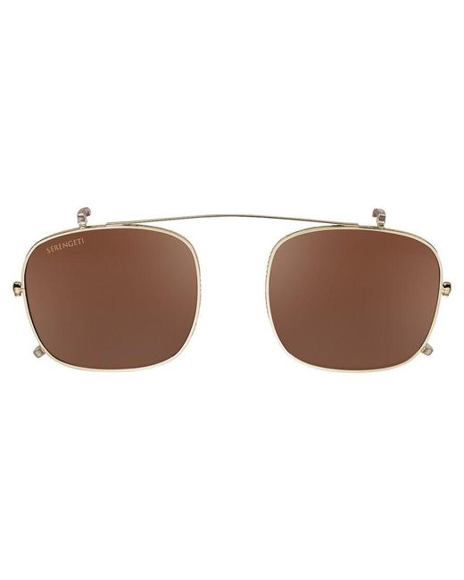 Serengeti Black Nelson Clip-On Only Polarized Ss603004 for men