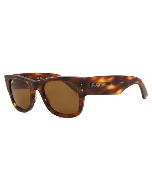 Ray-Ban Brown Ray-Ban Rb0840S Mega Wayfarer 954/33