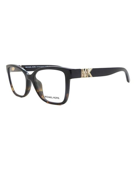 Michael Kors Black Karlie I 51mm Square Optical Glasses