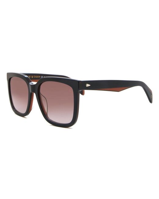 Rag & Bone Multicolor 56mm Square Sunglasses