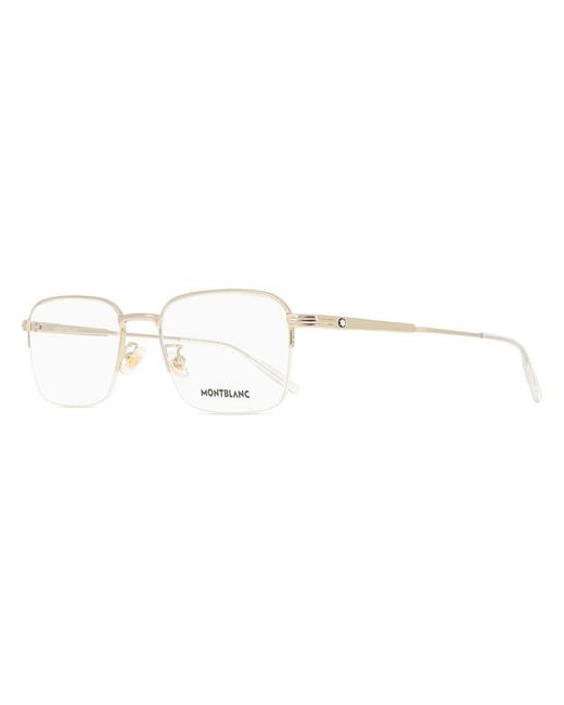 Montblanc Black Mb0220Oa Asian Fit 005 for men