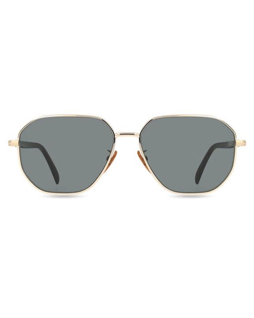 David Beckham Black Db 1132/F/S Asian Fit Rhl/Ir for men