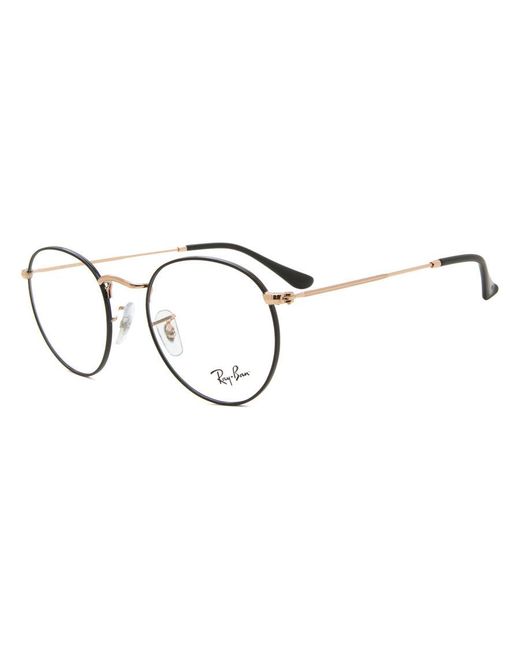 Ray-Ban Black Ray-Ban Rx3447V Round Metal 3173