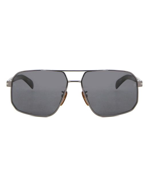 David Beckham Gray Db 7102/S 85K/M9 for men