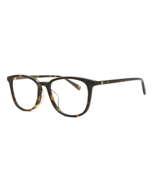 Gucci Black Gg1230Oa Asian Fit 001 for men