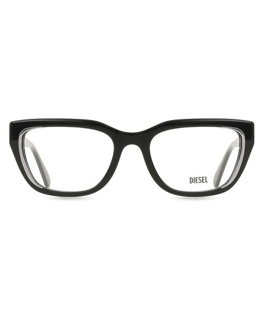 DIESEL Black Dl4003 2001 Optical Frames Acetate Squared Normal