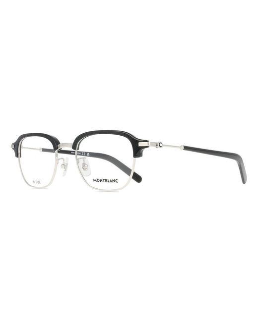 Montblanc Black Mb0390O Asian Fit 001 for men