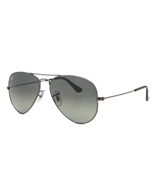 Ray-Ban Green Ray-Ban Rb3025 Aviator Large Metal Asian Fit 004/71