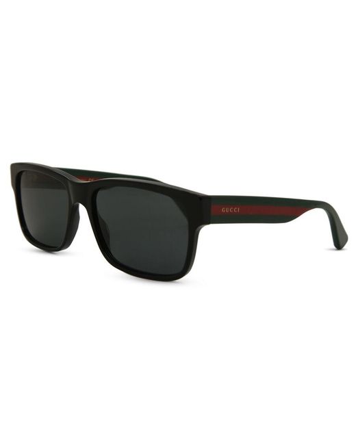 Gucci GG0340S Black Striped Leg Sunglasses for men