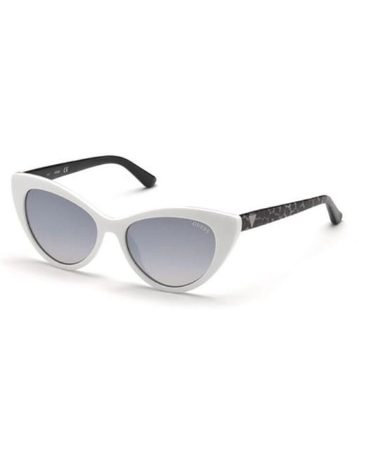 Guess Gu 7565 21c Women's Sunglasses White Size 53 Lyst