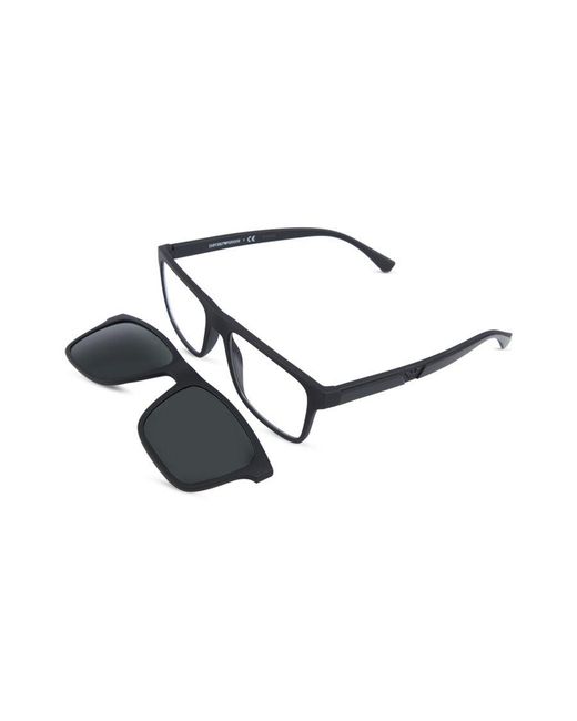 Emporio Armani Black Ea4115 With Clip-On 58011W for men