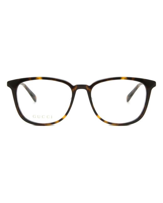 Gucci Black Gg1230Oa Asian Fit 001 for men