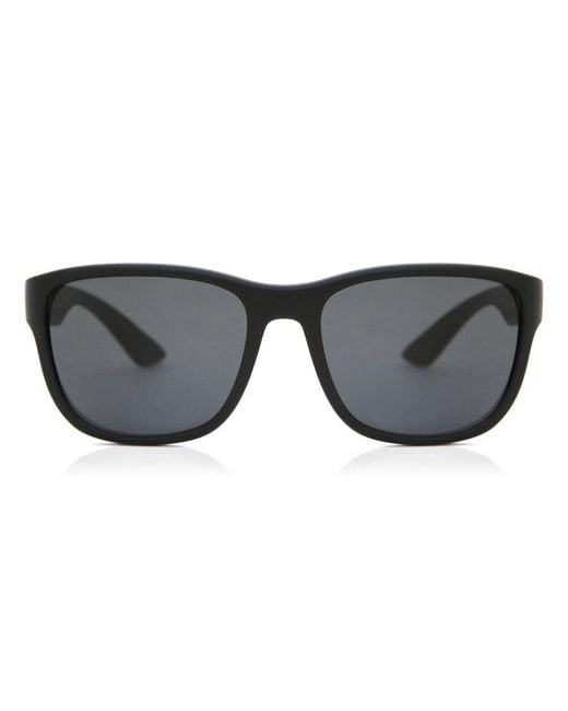 Prada Linea Rossa Man Ps 01us - Frame Color: Black, Lens Color: Grey-black, Size 59-/19/145 for men