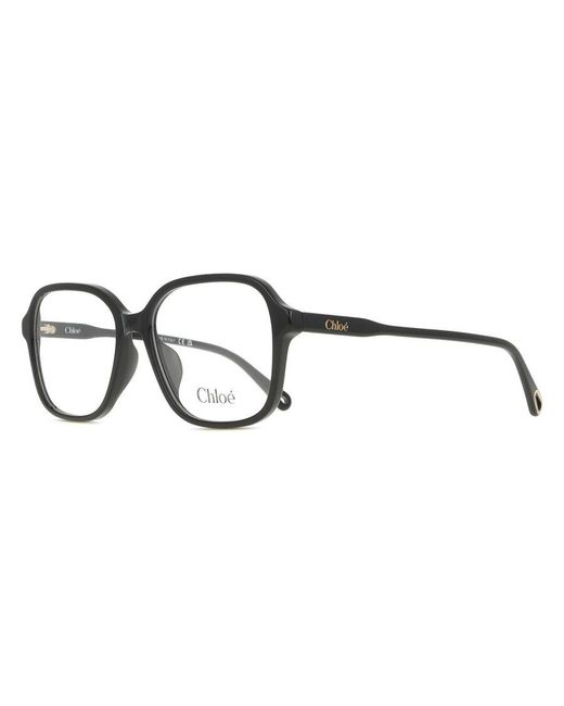 Chloé Black Ch0317Oa 001 Optical Frames Acetate Transparent Squared