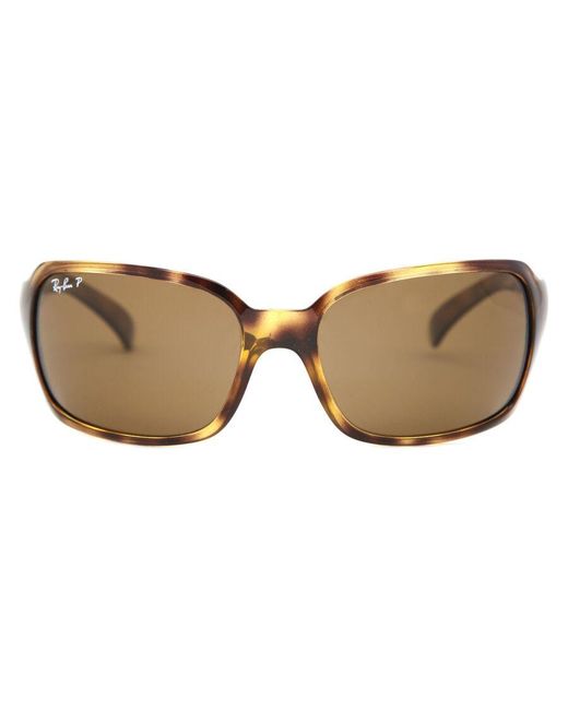 Ray-Ban Black Ray-Ban Rb4068 Highstreet Polarized 642/57