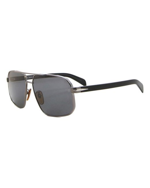 David Beckham Gray Db 7102/S 85K/M9 for men