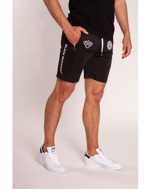Black Bananas F.C. Short Zwart Heren - SOCCER2000