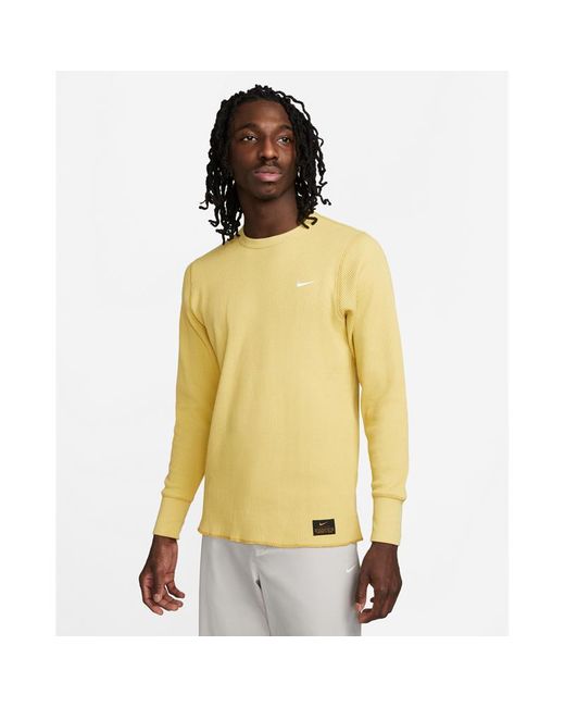 Nike Yellow Waffle Long Sleeve Top for men