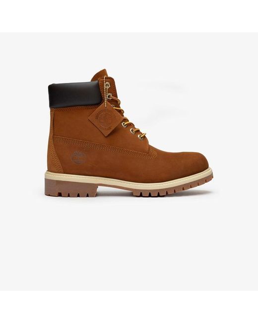 Timberland Brown Premium 6 Inch Lace Up Waterproof Boot