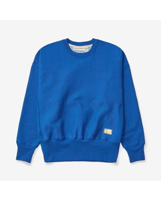 Advisory Board Crystals Blue Crewneck Sweatshirt for men