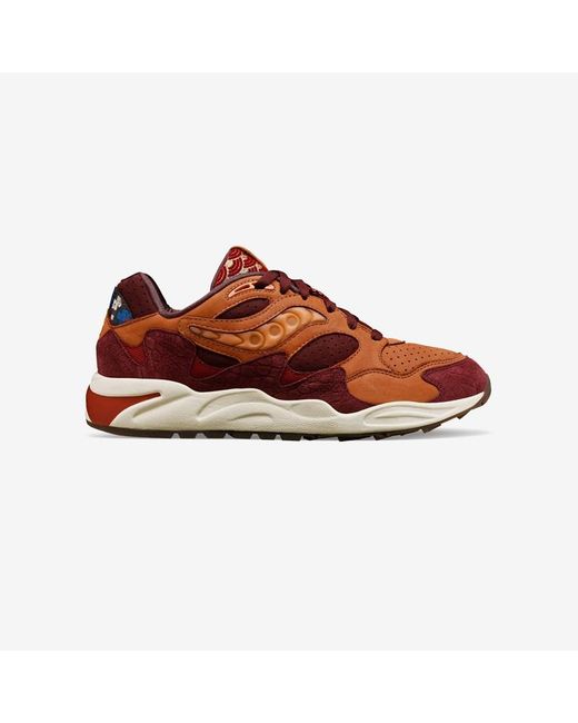 Saucony Brown Grid Shadow 2