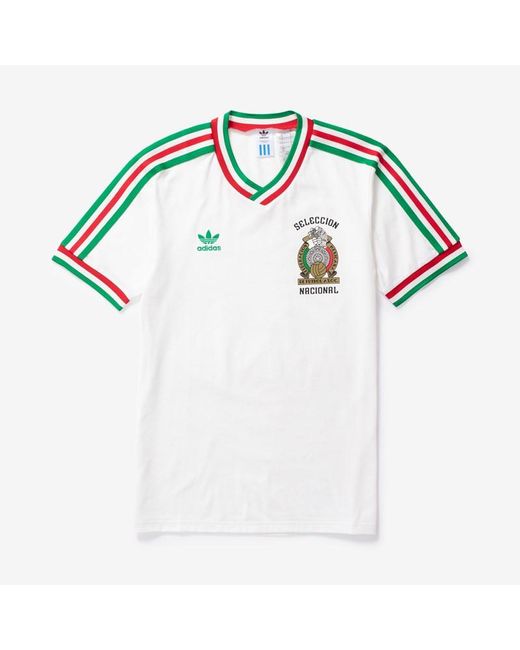 Adidas White Mexico 1985 Away Jersey for men