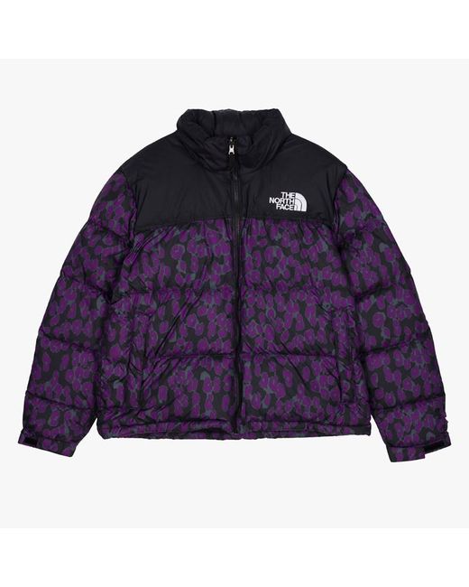 The North Face Purple Printed 1996 Retro Nuptse Jacket