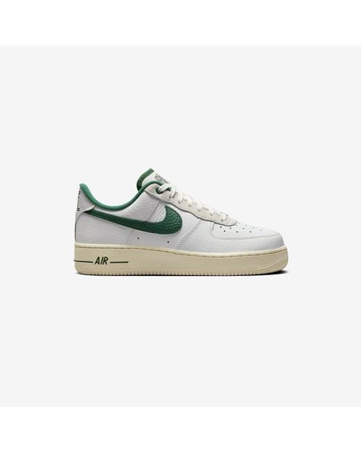 Nike White Air Force 1 Logo-embellished Leather Low-top Trainers