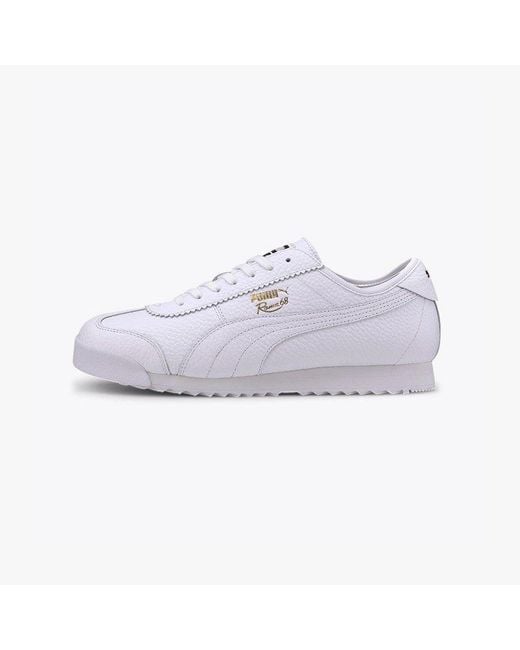 PUMA Leather Roma 68 Vintage in White 