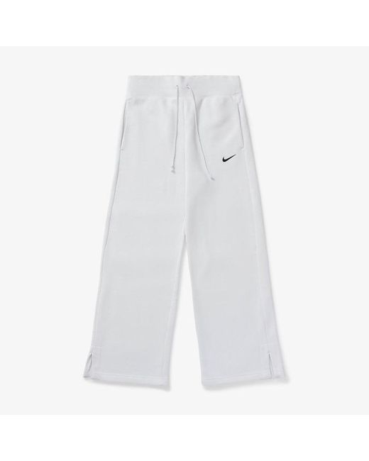 Nike White Phoenix Fleece Sweatpants