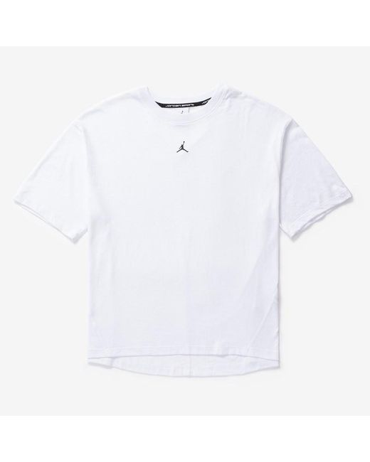 Nike White Diamond Short Sleeve Top