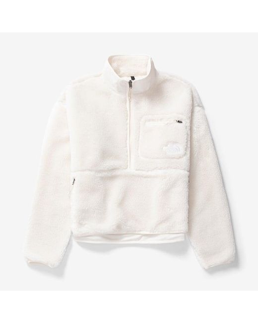 The North Face White Extreme Pile Pullover